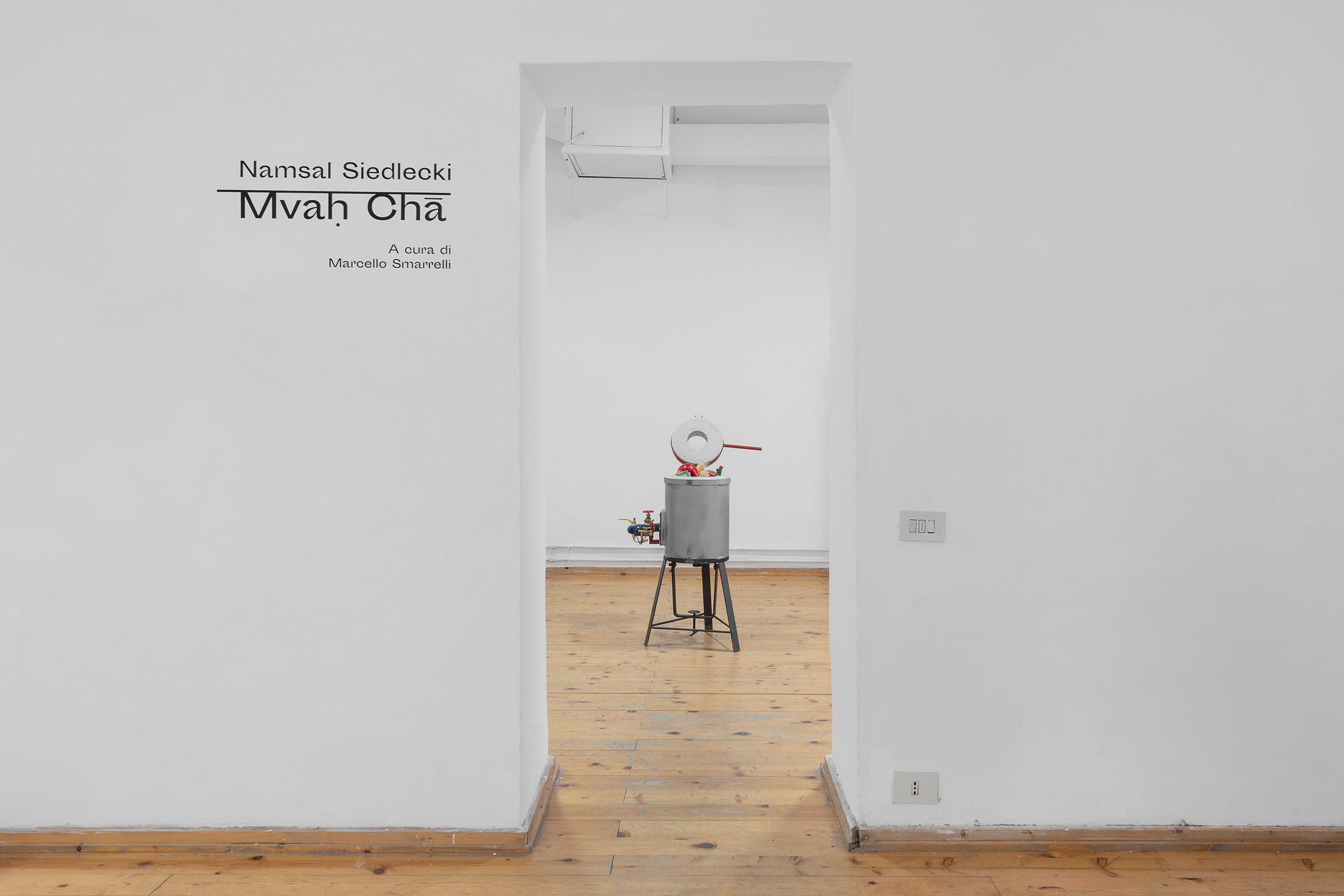 Namsal Siedlecki, Mvaḥ Chā, 2020. View of the exhibition curated by Marcello Smarrelli, Courtesy Fondazione Pastificio Cerere and the artist. Photo Andrea Veneri_5